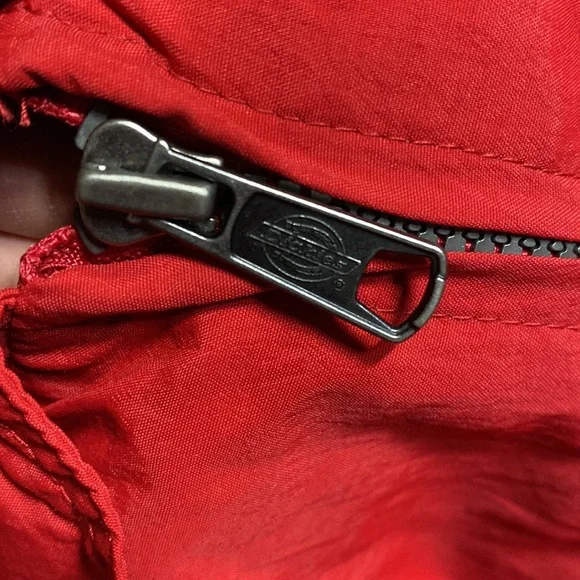 Vintage DICKIES Red Nylon Streetwear Work Jacket - Picture 11 of 15